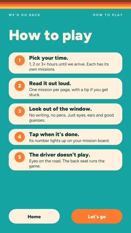 Road Trip Mode: real screen 3 from the PDF